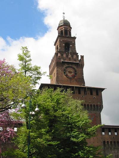 Fig 1: The Sforza’s castle in Milan, one of the two museum’s locations