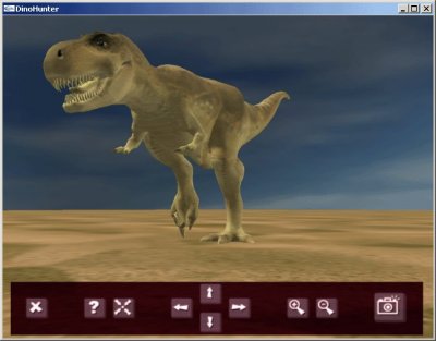 DinoSim showing T-Rex