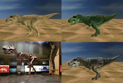 Snapshots of different Dinosaur views