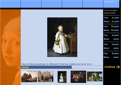 Fig 5: Find the mistake in one of these five paintings
